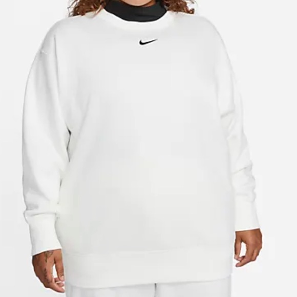 Nike Tops - NWT NIKE Plus size phoenix white sweatshirt 3X